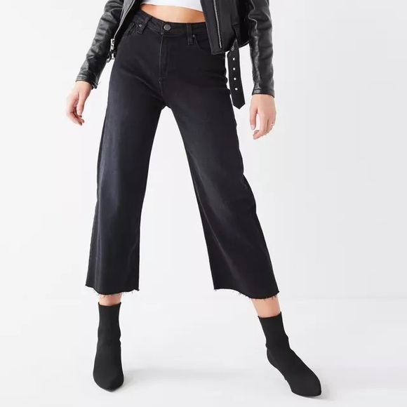 BDG Denim - BDG Flood cropped denim culottes jeans 24